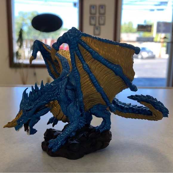 Dungeons and Dragons Custom Hand Painted “ Young Blue Dragon”